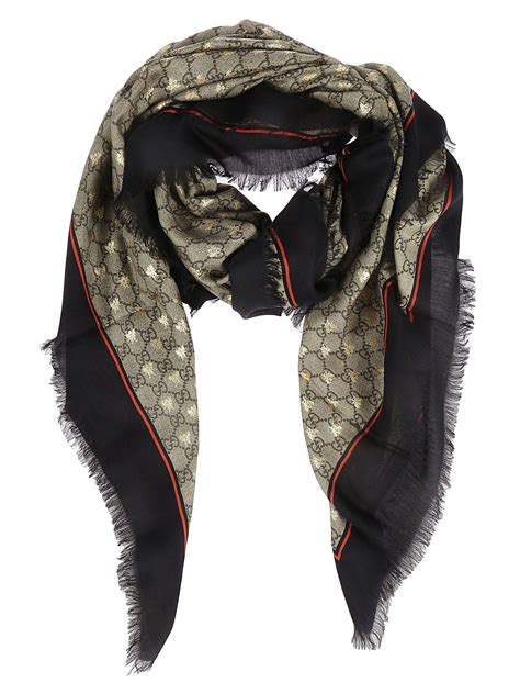 gucci bee scarves|Gucci scarf celebrities.